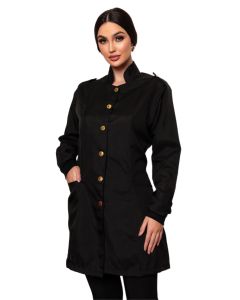 Jaleco Feminino Preto Bless