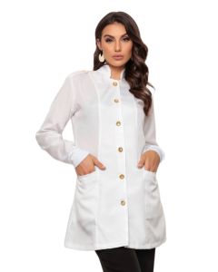Jaleco Feminino Branco Bless