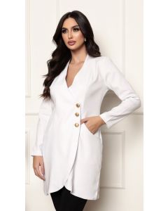Jaleco Feminino Branco Francesca
