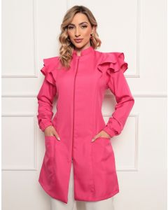 Jaleco Feminino Manga Longa Victoria Pink