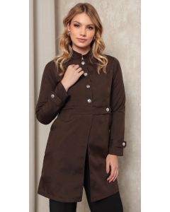 Jaleco Feminino Marrom Julie