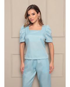 Conjunto Scrub Feminino Eloise Azul Claro