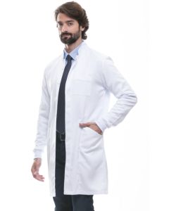 Jaleco Masculino Branco Gola Padre Bilbao