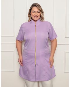 Jaleco Feminino Malta Plus Size Lilás