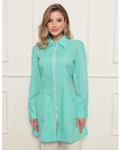 Jaleco Feminino em Oxford Eli Verde Claro