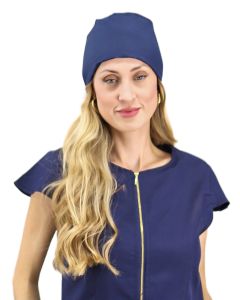  2 Toucas Unissex Bandana Mia Azul Marinho
