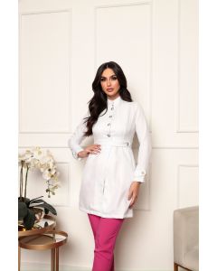 Jaleco Feminino Branco Julie