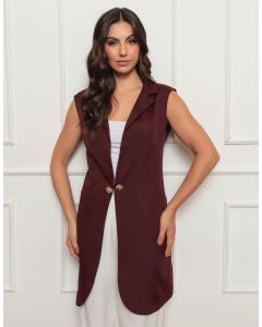 Jaleco Colete Feminino Alexandra Bordo