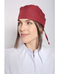  2 Toucas Unissex Bandana Mia Bordo
