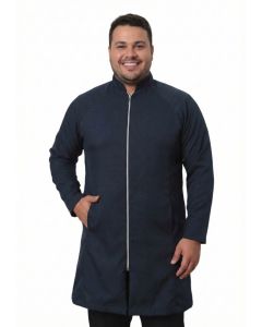 Jaleco Masculino Plus Size Viena Azul Marinho