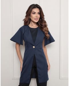 Jaleco Feminino Gisele Azul Marinho