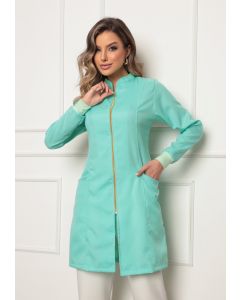Jaleco Feminino com Zíper Nice Verde Claro