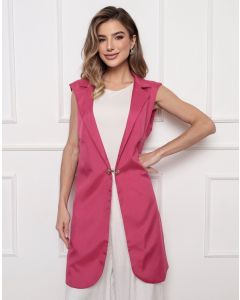 Jaleco Colete Feminino Alexandra Pink