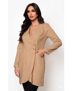 Jaleco Feminino Bege Francesca