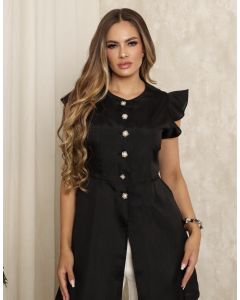 Jaleco Feminino Nat Preto
