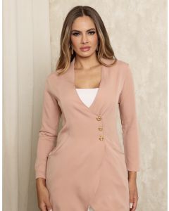 Jaleco Feminino Nude Francesca