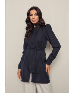 Jaleco Feminino Marcela Azul Marinho