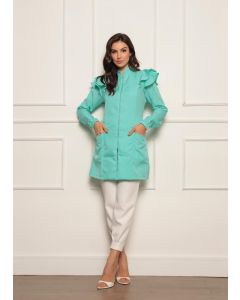 Jaleco Feminino Manga Longa Victoria Verde Claro