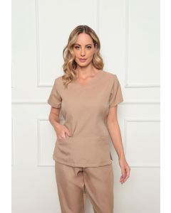 Conjunto Scrub Feminino Juliana Bege