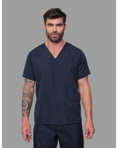 Scrub Conjunto Masculino em Oxford Aston Azul Marinho
