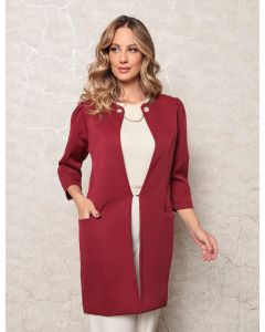 Jaleco Feminino Cleo Bordo