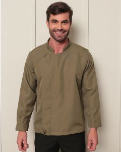 Dolma Chef Masculina com Zíper Verde Musgo Nápoles