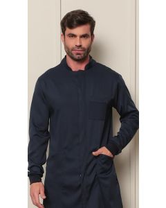 Jaleco Masculino Azul Gola Padre Bilbao